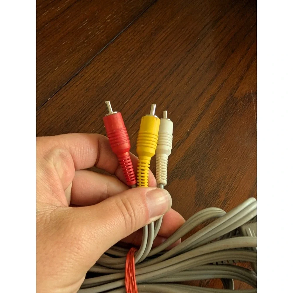 Nintendo Wii AV RCA Audio Video Composite‎ Cable TV Connecting Cord OEM RVL-009